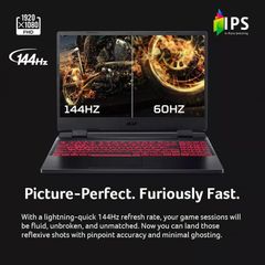 Laptop Gaming Acer Nitro 5 Tiger AN515-58-5935 NH.QLZSV.001 (Core i5-12450H |RTX 4050| 8GB | 512GB | | 15.6 inch FHD 144Hz IPS | Win 11 | Đen)
