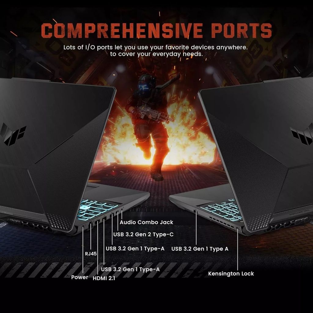 ASUS TUF Gaming A15 FA506NCR-HN047W (AMD Ryzen 7 7435HS | RTX 3050 4GB | 15.6 inch FHD 144Hz | 16 GB | 512GB | Win 11 | Đen) New Hãng
