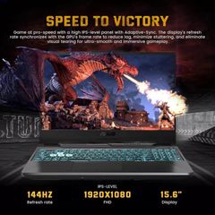 ASUS TUF Gaming A15 FA506NCR-HN047W (AMD Ryzen 7 7435HS | RTX 3050 4GB | 15.6 inch FHD 144Hz | 16 GB | 512GB | Win 11 | Đen) New Hãng