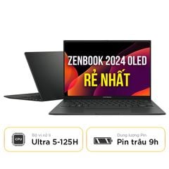 Asus Zenbook 14 Q415MA-U5512 (Intel Core Ultra 5 125H, 8GB, 512GB, 14″ FHD+, Intel Graphics, JASPER GRAY) Mới 100%