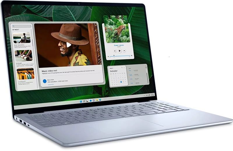 Laptop Dell Inspiron 16 5640 C7U161W11IBU - Ice Blue Core 7 150U (12MB, Up to 5.40GHz), RAM 16GB DDR5 5200MHz (2x8GB), SSD 1TB M.2 PCIe NVMe, 16.0Inch FHD, ,Windows 11 Home + Office Home and Student 2021