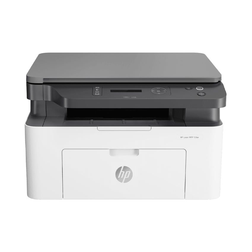 Máy in laser đen trắng đa chức năng HP Laser MFP 136w 4ZB86A (In| Copy| Scan| A4| A5| USB| WIFI)