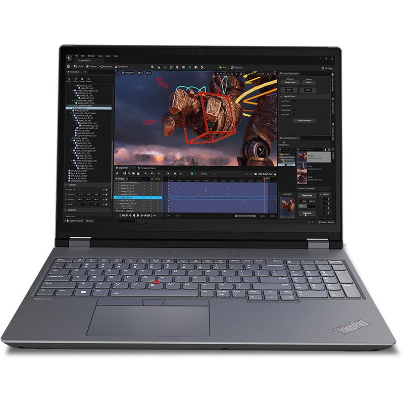 Laptop Đồ Họa Lenovo ThinkPad P16 Gen 2 CPU i7-13700HX/Memory 32Gb Max Update 128G/VGA  NVIDIA® RTX 1000 Ada/SSD Nvme 512G/LCD 16' FHD/Baery 94W/WIN 11 Bản quyền/Linew