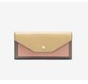 Ví cầm tay Clutch cúc bấm color-block