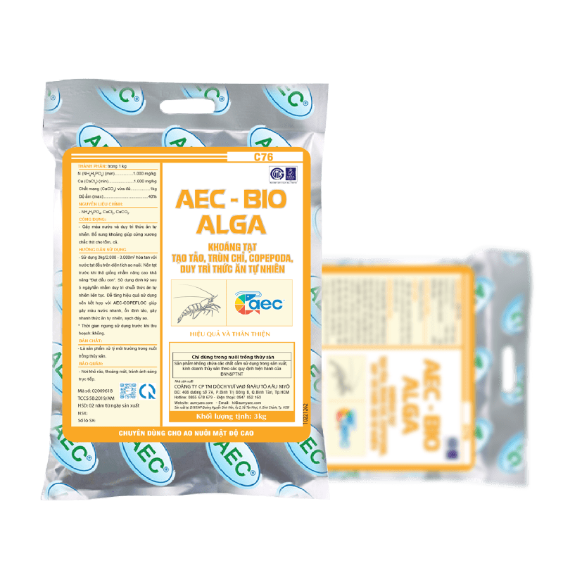  AEC – BIO ALGA (NO.1) - Hỗ trợ Kích hoạt và duy trì thức ăn tự nhiên | Âu Mỹ AEC 