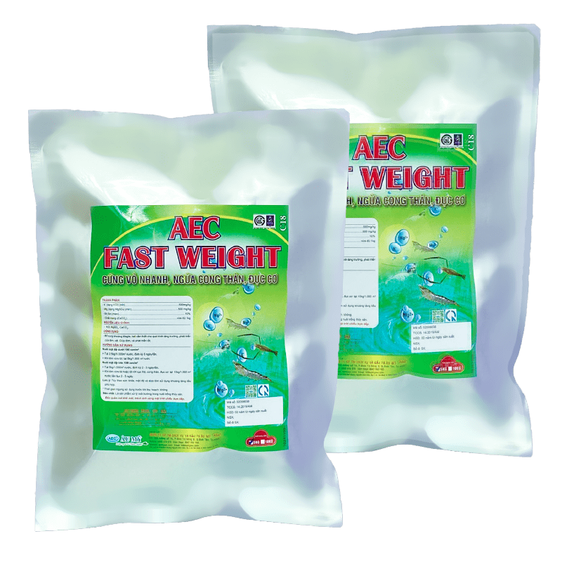  AEC Fast Weight - Bổ sung magie, kali cần thiết cho sự phát triển của tôm 