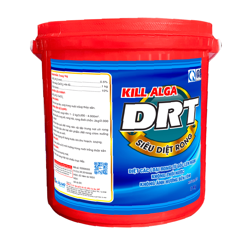  Kill Alga DRT - Diệt Rong đuôi chồn, rong đá, rong bún, rong nhớt không ảnh hưởng đến tôm 