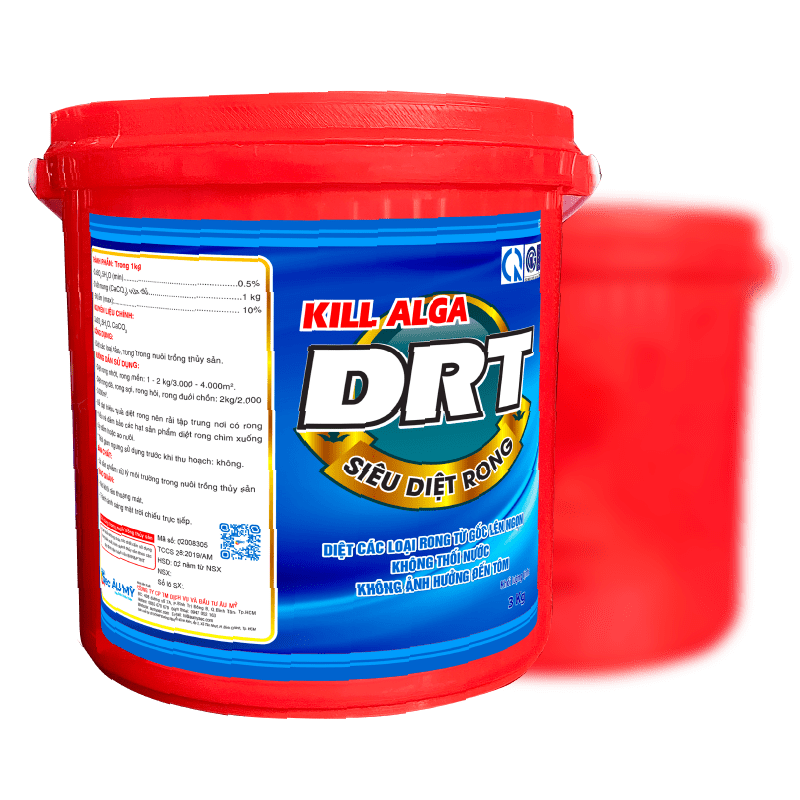  Kill Alga DRT - Diệt Rong đuôi chồn, rong đá, rong bún, rong nhớt không ảnh hưởng đến tôm 