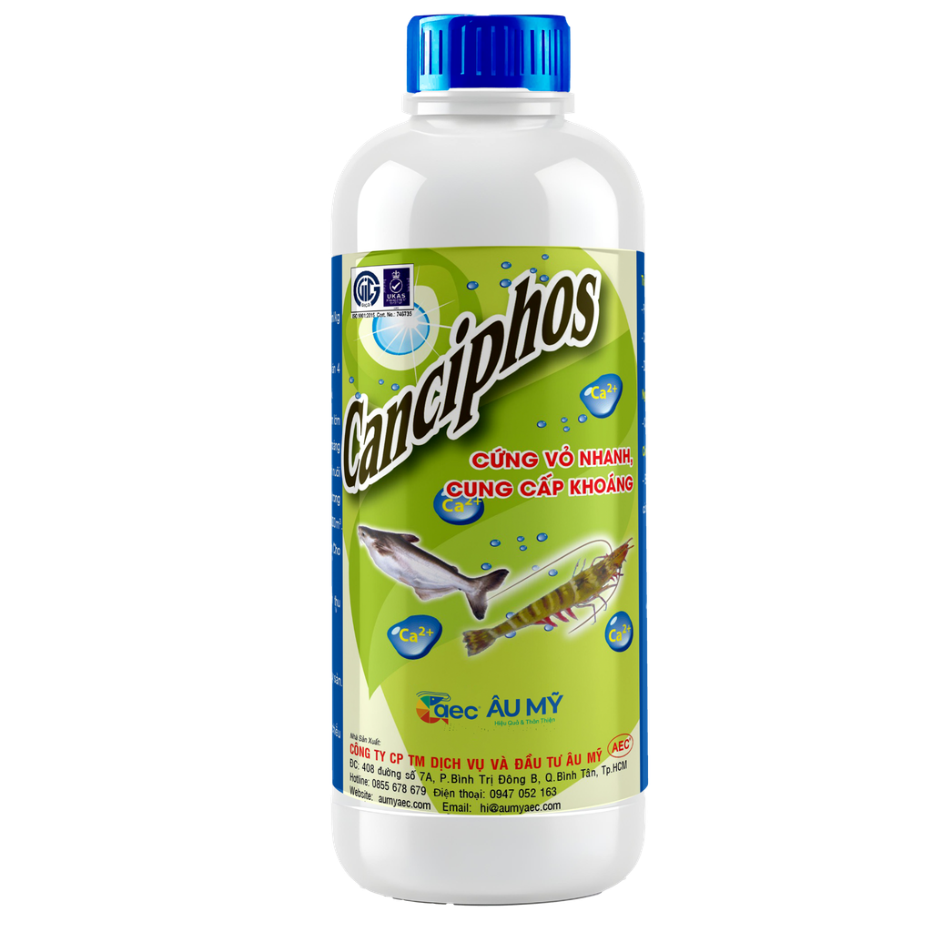  Canciphos - Bổ sung Canci và Photpho giúp tôm cứng vỏ nhanh 