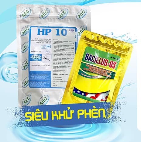 Combo Khử phèn ao nuôi tôm công nghiệp, vuông nuôi tôm quảng canh, ao nuôi cá | Âu Mỹ AEC
