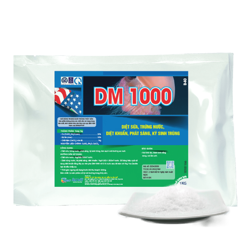  DM 1000 - Diệt sứa trứng nước, phát sáng, ký sinh trùng 