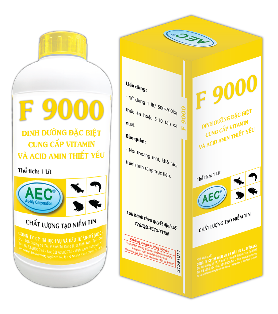  F 9000 - Tăng trọng, kích bắt mồi 