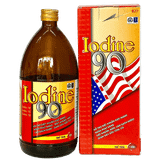  Iodine 90 - Diệt khuẩn cực mạnh, ngăn ngừa phát sáng | Thuốc thủy sản Âu Mỹ AEC 