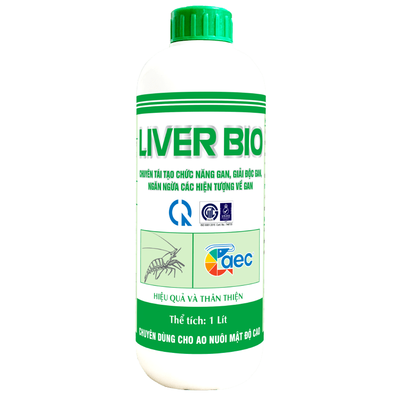  Liver Bio - Thảo dược giải độc gan cho tôm, tái tạo, phục hồi chức năng, giúp màu gan tôm đen nâu, bóng đẹp 