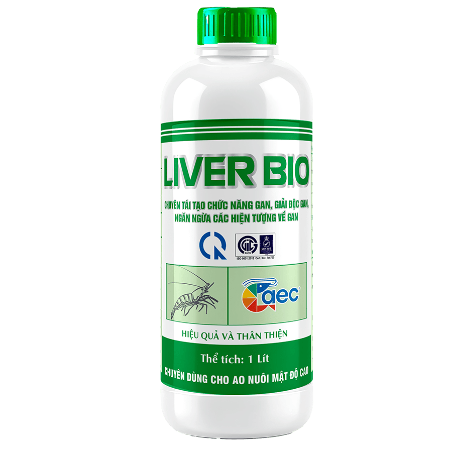  Liver Bio - Thảo dược giải độc gan cho tôm, tái tạo, phục hồi chức năng, giúp màu gan tôm đen nâu, bóng đẹp 