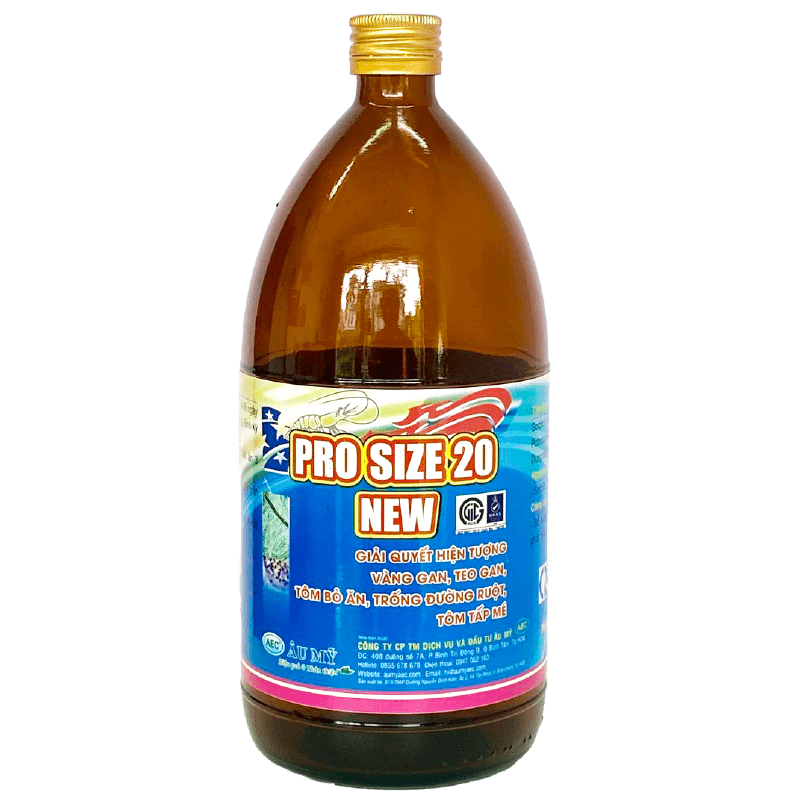  Pro Size 20 New - Hỗ trợ điều trị tôm bỏ ăn, trống đường ruột, tôm tấp mé 