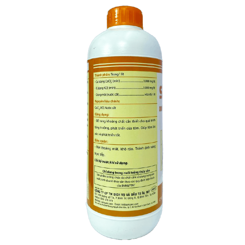 Super Mix | Khoáng chất giúp tôm phát triển, lột vỏ đều, nhãn vàng cam 