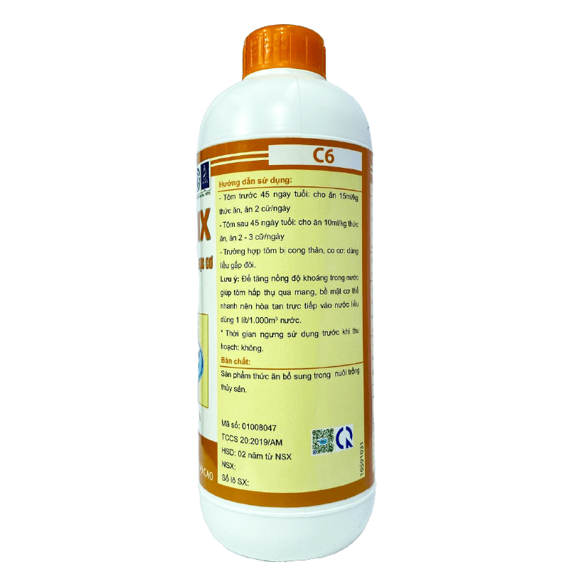  Super Mix | Khoáng chất giúp tôm phát triển, lột vỏ đều, nhãn vàng cam 