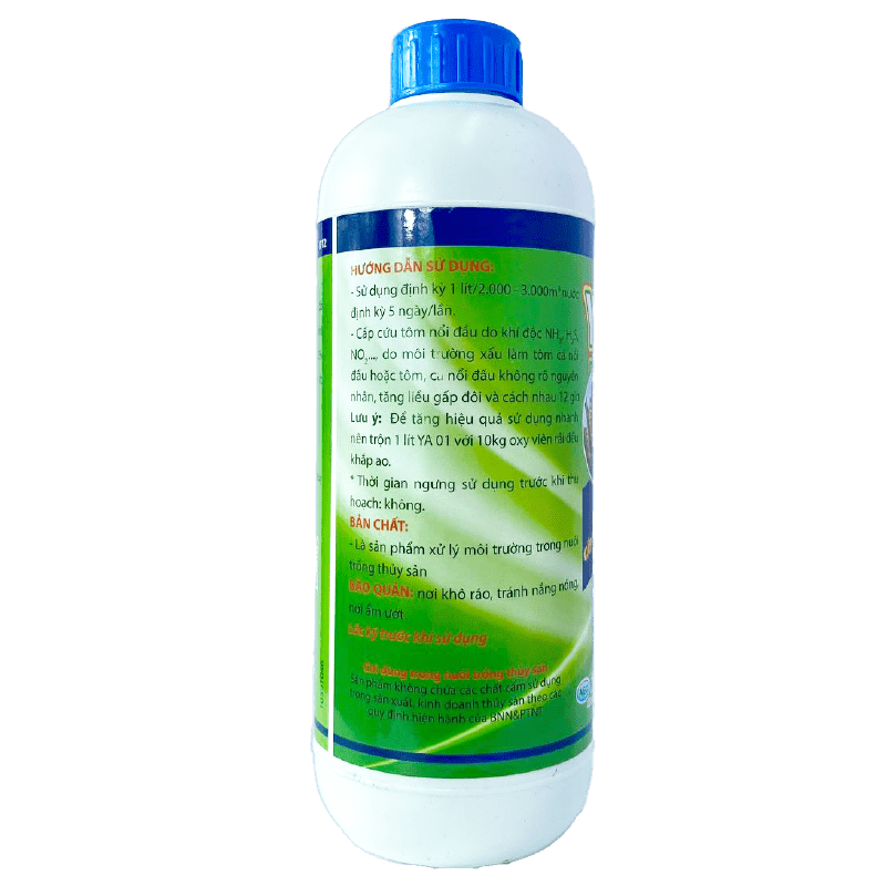  Ya 01 - Hấp thụ khí độc NH3 trong ao nuôi thủy sản 