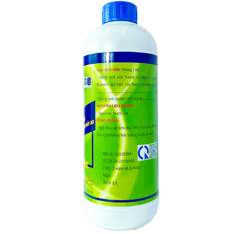  Ya 01 - Hấp thụ khí độc NH3 trong ao nuôi thủy sản 