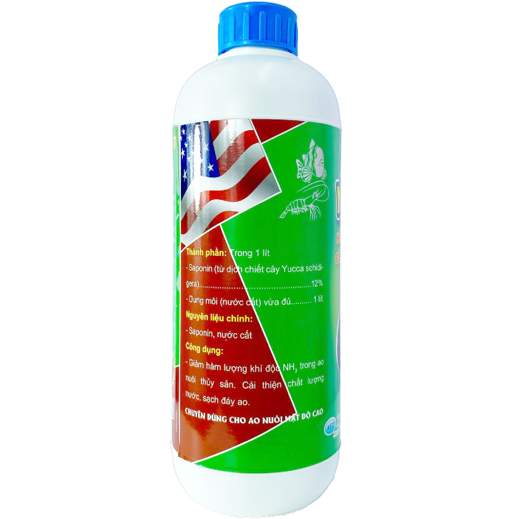  Yuca Zym - Hấp thụ khí độc NH3, H2S, cấp cứu tôm nổi đầu 