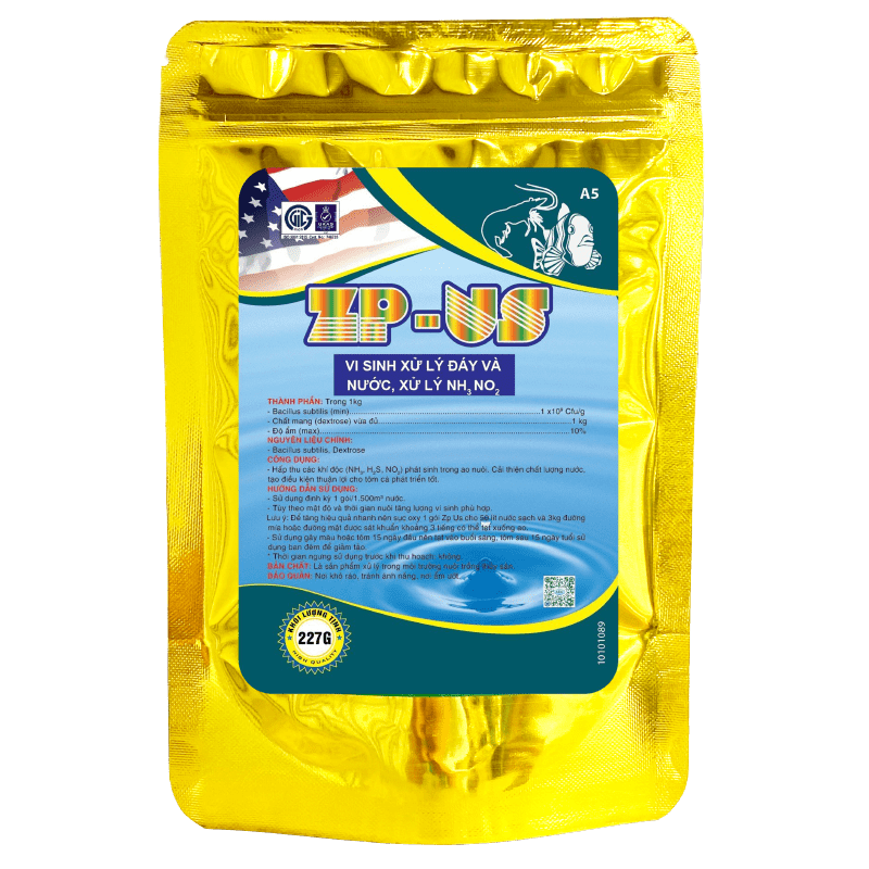  ZP-US Vi sinh xử lý nước kẹo, váng bọt, xử lý khí độc 