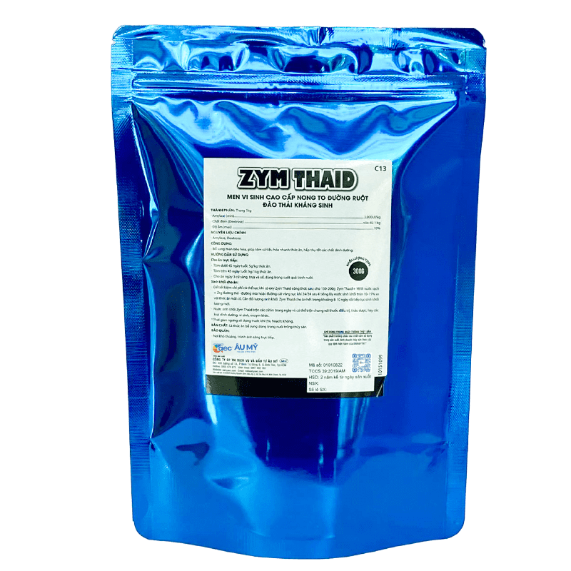  Zym Thaid - Men nong to đường ruột, đào thải kháng sinh nhanh, hấp thụ tốt dinh dưỡng 