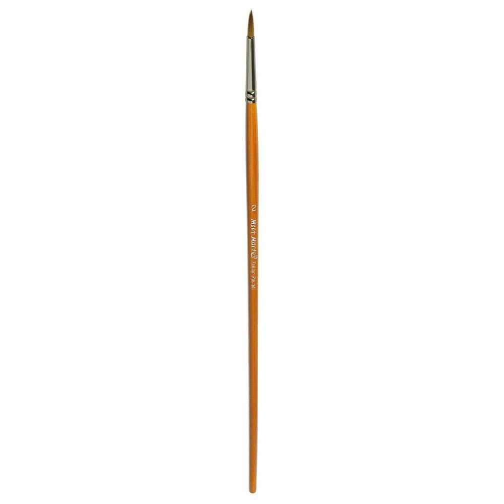 Cọ Acrylic Đầu Vát (Taklon Filbert) Số 2 – Colormate Art & Craft