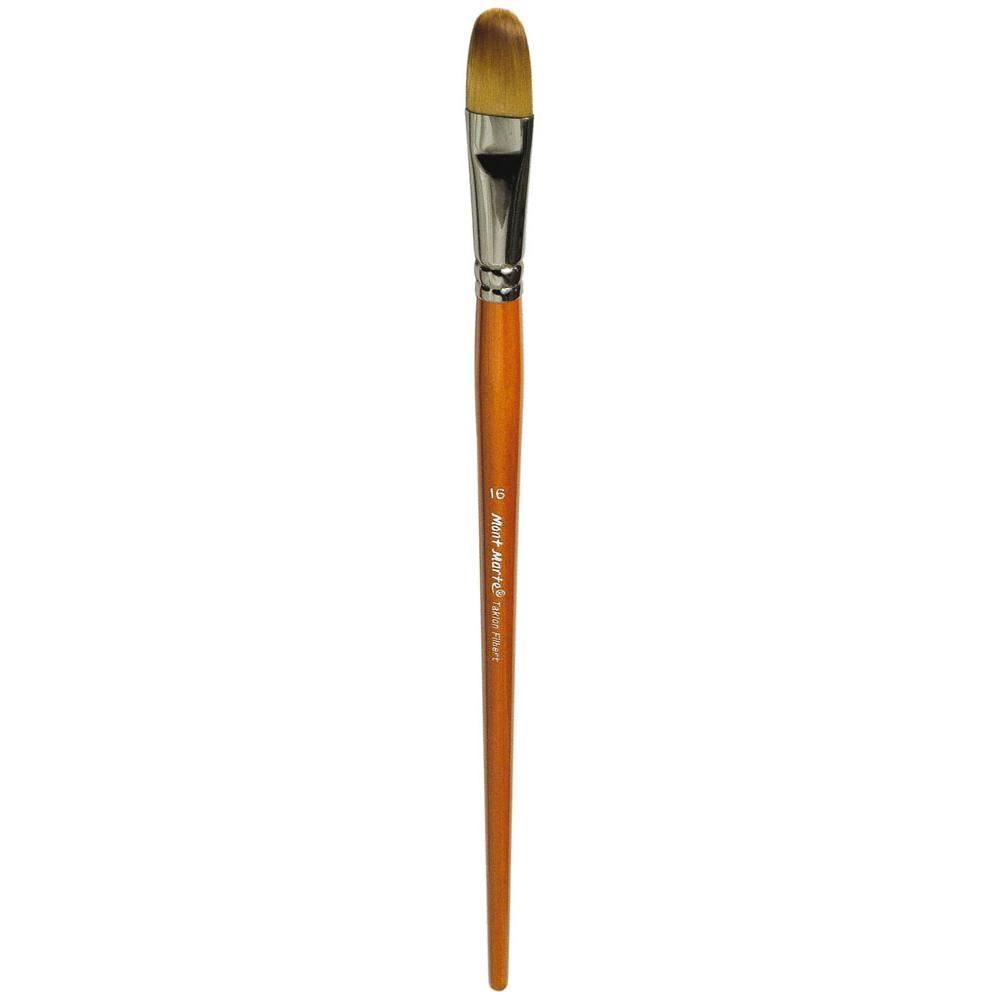 Cọ Acrylic Đầu Vát (Taklon Filbert) Số 16 – Colormate Art & Craft