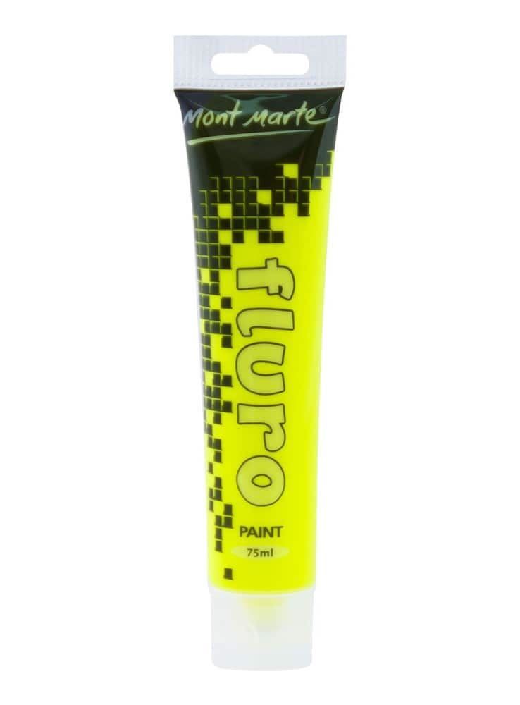 Chai Màu Acrylic Fluro 75ml Vàng