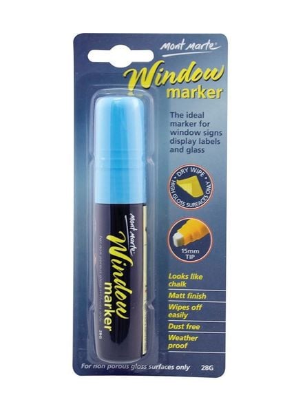  Bút vẽ Cửa Kính Window Marker 28g - Blue 