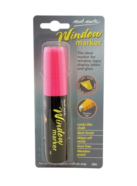  Bút vẽ Cửa Kính Window Marker 28g - Pink 
