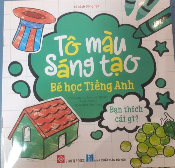 Tô màu sáng tạo - Bé học tiếng Anh 