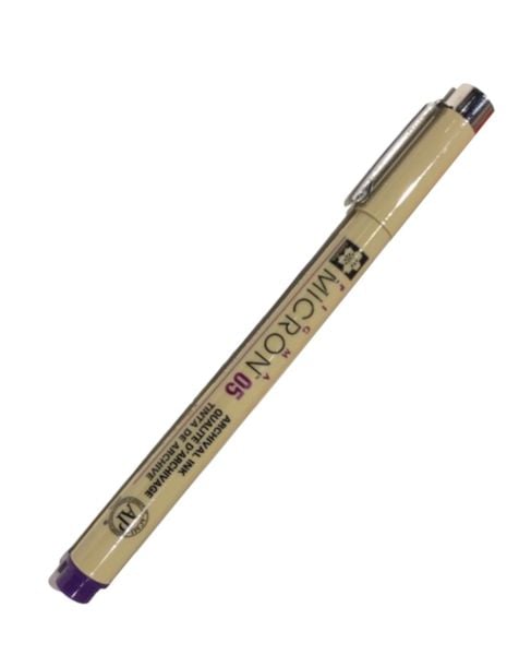  Bút kim vẽ kỹ thuật Pigma Micron 05 Màu Tím 
