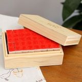  Con dấu gỗ dạng set 40 miếng 