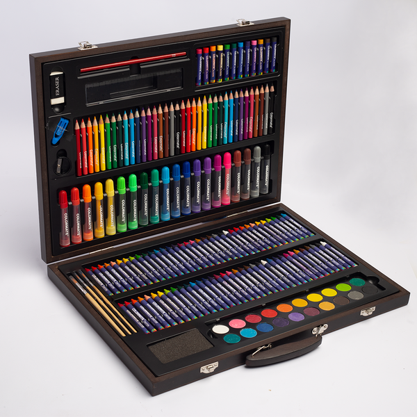  Bộ Màu Vẽ Hộp Gỗ Ms-173W-Colormate 