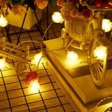  Đèn Led Dây Hoa - Vàng 10M 220v 