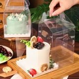  Hộp Mica trong suốt đáy sóng 16X16X18 