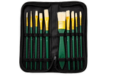  Bộ 10 cây cọ vẽ màu dầu tặng túi đựng cọ-Colormate 
