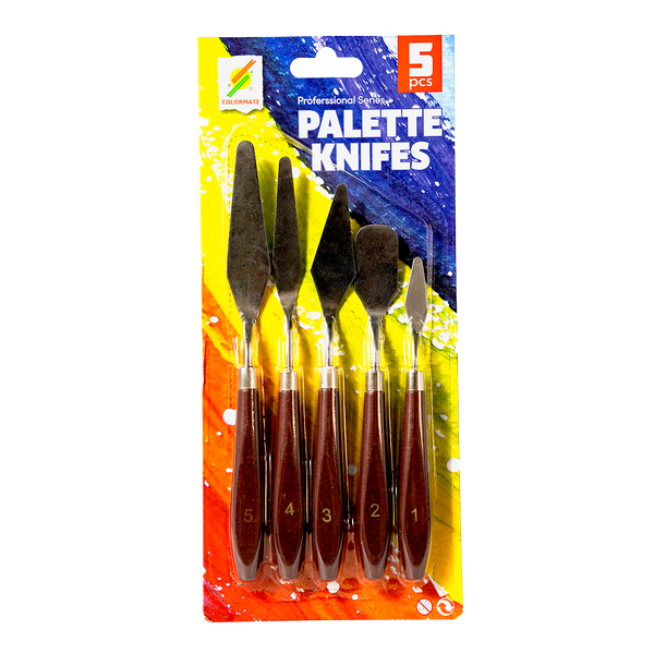  Bộ 5 bay pha màu, dao lấy màu (palette knifes)-Colormate 