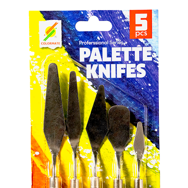  Bộ 5 bay pha màu, dao lấy màu (palette knifes)-Colormate 