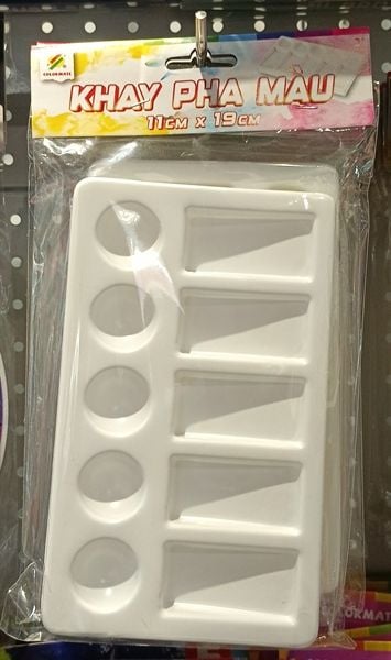  KHAY PHA MÀU NHỰA 11x19 