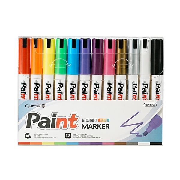 BỘ PAINT MARKER -12 MÀU 