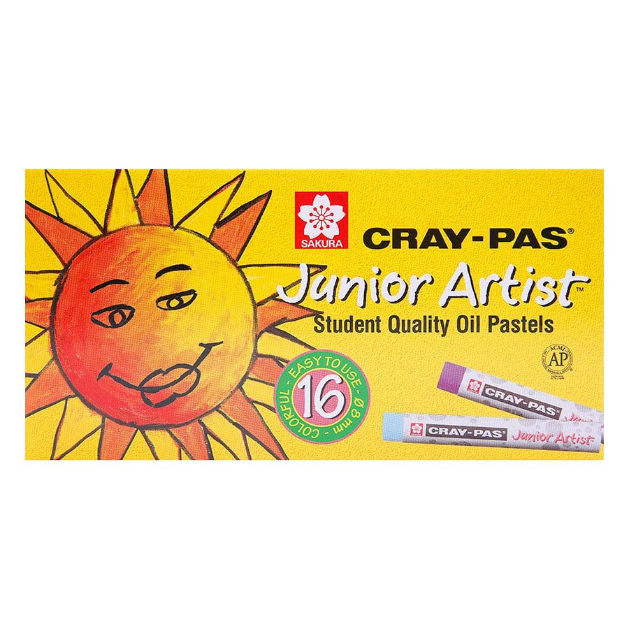 Màu sáp dầu CRAYPAS JUNIOR ARTIST 16 màu Colormate Art & Craft