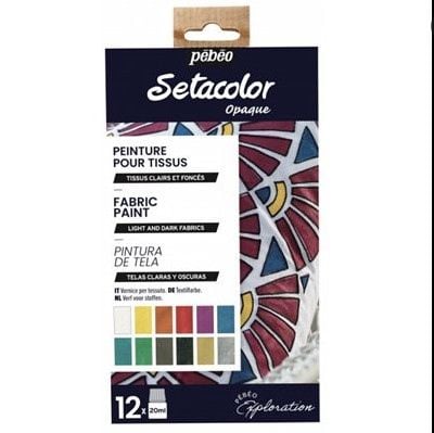  Setacolor shimmer exploration set 12x20ml 