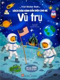  First sticker book - Sách dán hình đầu đời cho bé - Vũ trụ 75N_ST_USB 