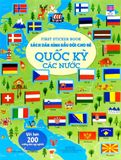  First sticker book - Sách dán hình đầu đời cho bé - Quốc kỳ các nước 75N_ST_USB 