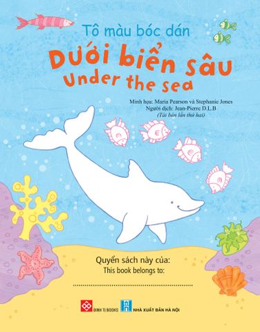 Tô màu bóc dán - Dưới biển sâu - Under the sea_ST_USB