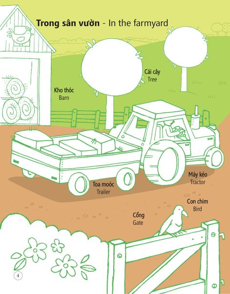  Tô màu bóc dán - Nông trại - Farm_ST_USB 