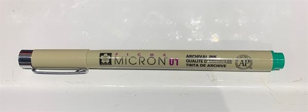  Bút kim vẽ kỹ thuật Pigma Micron 01 Màu Xanh Lá 